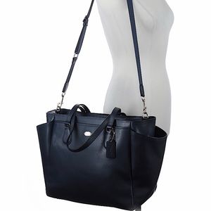 Navy Coach Diaper Bag